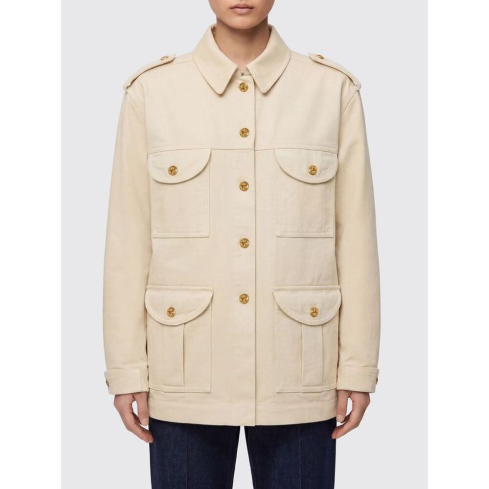 Blaze Milano Women Single-Breasted Cotton Coat Blaze Milano